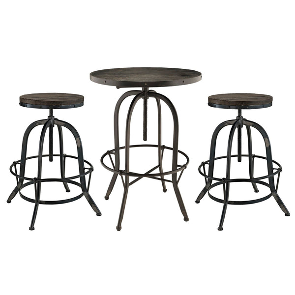 Modway Gather 3 Piece Dining Set - EEI-1602 | Dining Sets | Modishstore-3