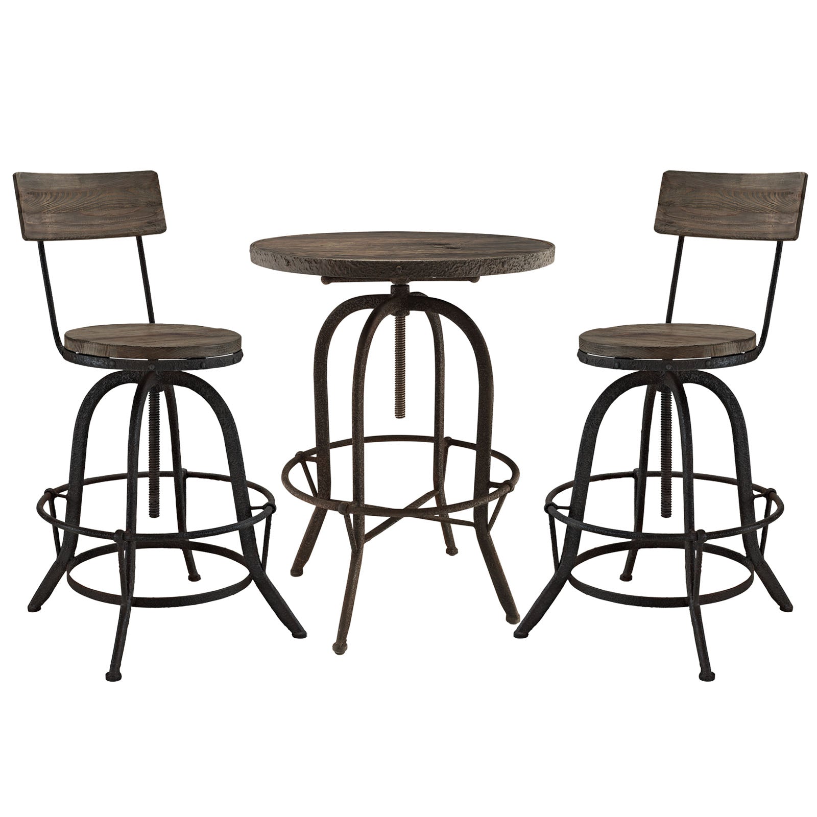 Modway Gather 3 Piece Dining Set - EEI-1604 | Dining Sets | Modishstore-2