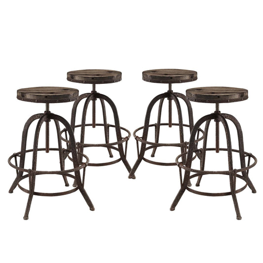 Modway Collect 4 Piece Dining Set | Dining Sets | Modishstore-8