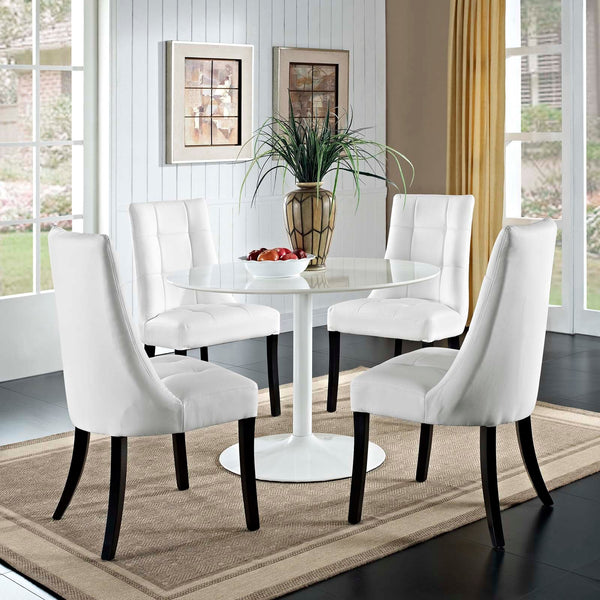Modway Noblesse Vinyl Dining Chair - Set of 4
