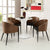 Modway Cooper Dining Chairs Set of 4 - Walnut | Dining Chairs | Modishstore