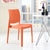 Modway Scoot Dining Chair - Orange | Dining Chairs | Modishstore