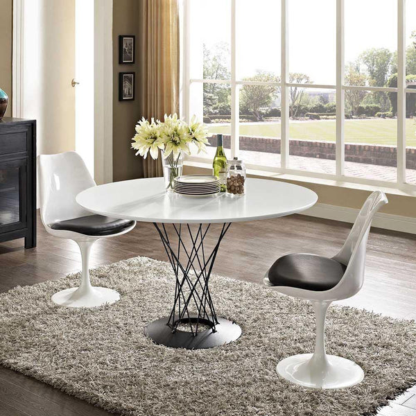 Modway Cyclone Wood Top Dining Table | Dining Tables | Modishstore