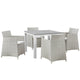 Modway Junction 5 Piece Outdoor Patio Dining Set - EEI-1744 | Outdoor Dining Set | Modishstore-15