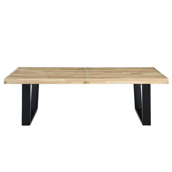 Modway Sauna 4' Wood Bench - Natural | Stools & Benches | Modishstore-2