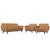 Modway Engage 3 Piece Leather Living Room Set - EEI-1762 | Sofas | Modishstore-17