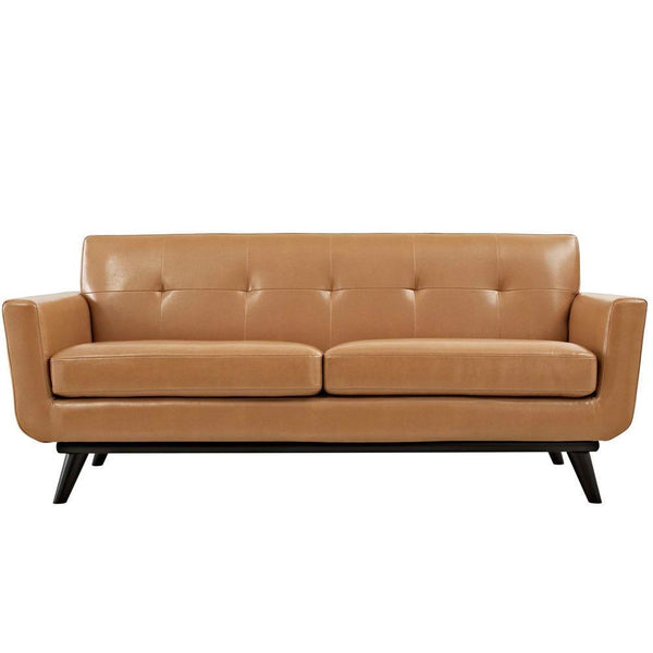 Modway Engage 3 Piece Leather Living Room Set - EEI-1764 | Sofas | Modishstore-18