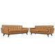 Modway Engage 2 Piece Leather Living Room Set - EEI-1767 | Sofas | Modishstore-6