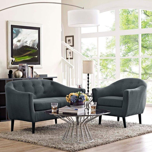 Modway Wit 2 Piece Living Room Set | Sofas | Modishstore-4