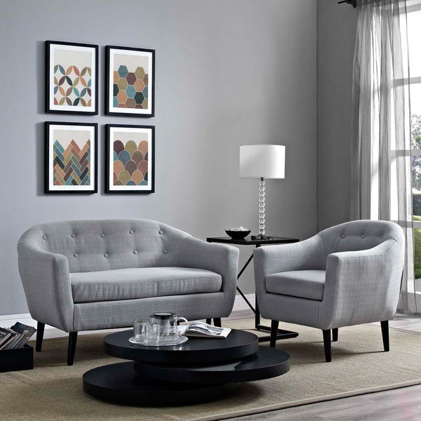 Modway Wit 2 Piece Living Room Set | Sofas | Modishstore-10