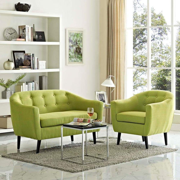 Modway Wit 2 Piece Living Room Set | Sofas | Modishstore-13