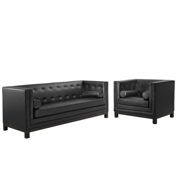 Modway Imperial 2 Piece Living Room Set | Sofas | Modishstore-3