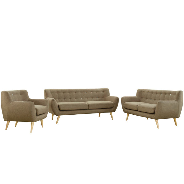Modway Remark 3 Piece Living Room Set | Sofas | Modishstore-16