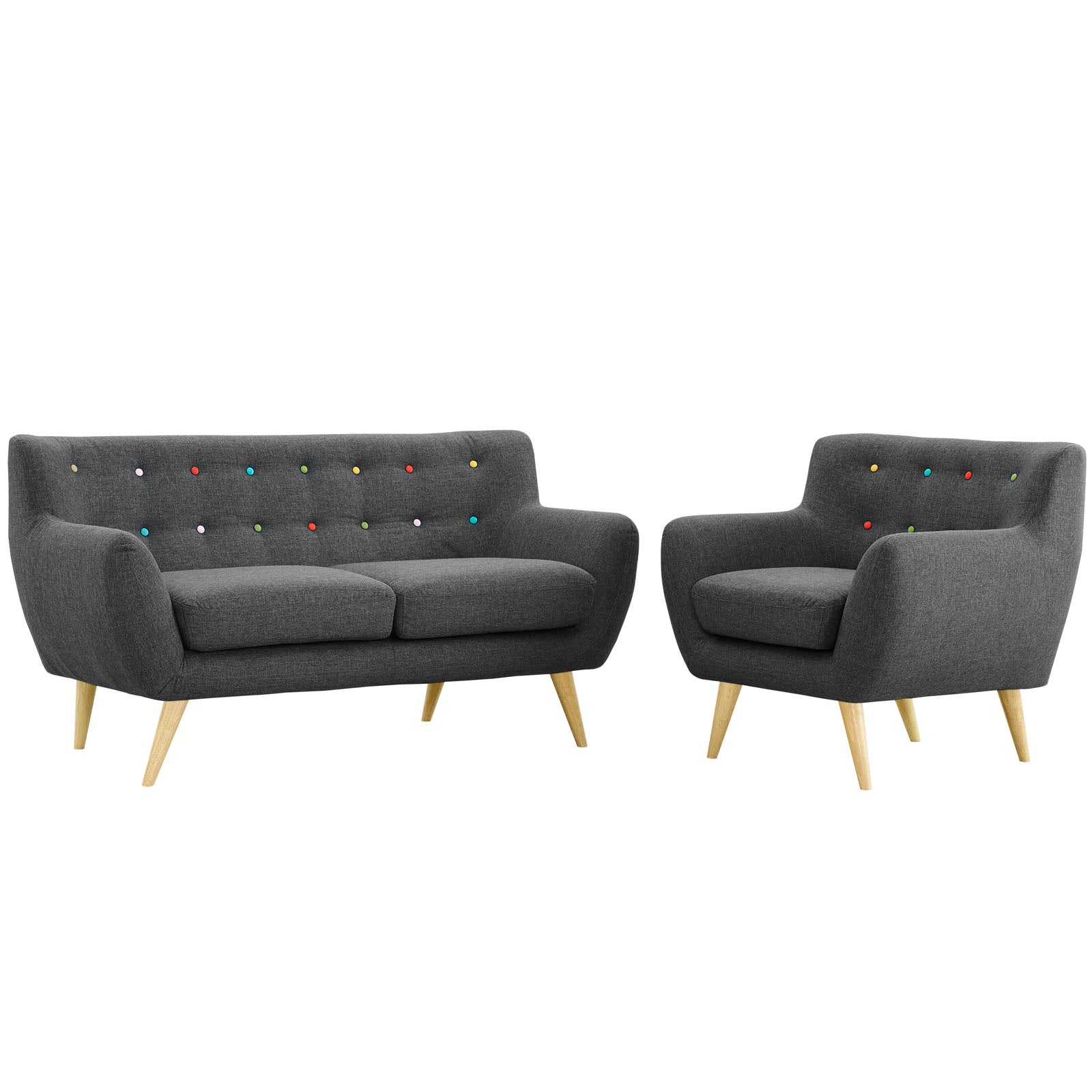 Modway Remark 2 Piece Living Room Set - EEI-1783 | Sofas | Modishstore-12