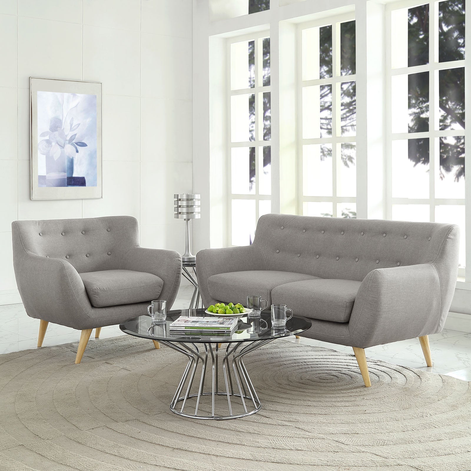Modway Remark 2 Piece Living Room Set - EEI-1783 | Sofas | Modishstore-7