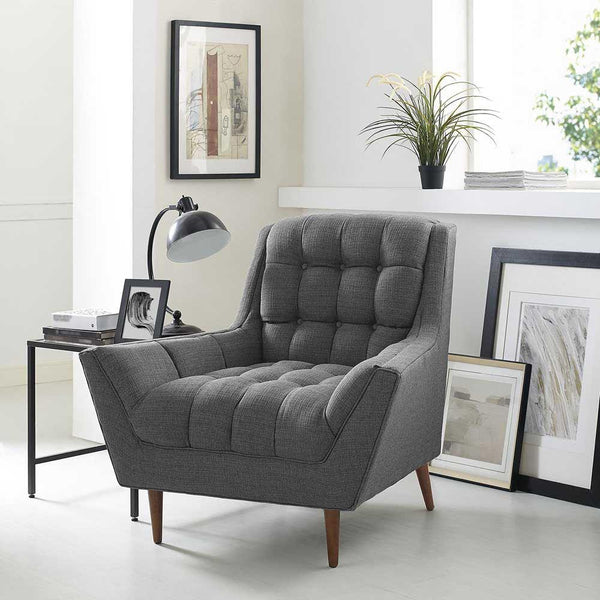 Modway Response Fabric Armchair | Armchairs | Modishstore-8