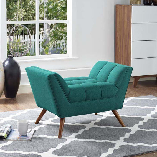 Modway Response Upholstered Fabric Ottoman | Ottomans | Modishstore