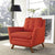 Modway Beguile Fabric Armchair | Armchairs | Modishstore-10