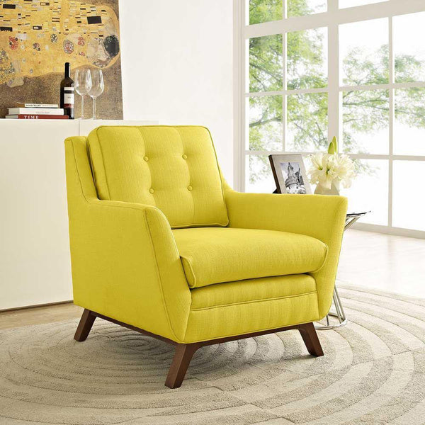 Modway Beguile Fabric Armchair | Armchairs | Modishstore-4