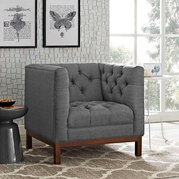 Modway Panache Fabric Armchair | Armchairs | Modishstore-11