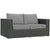 Modway Sojourn Outdoor Patio Loveseat | Outdoor Sofas, Loveseats & Sectionals | Modishstore-30