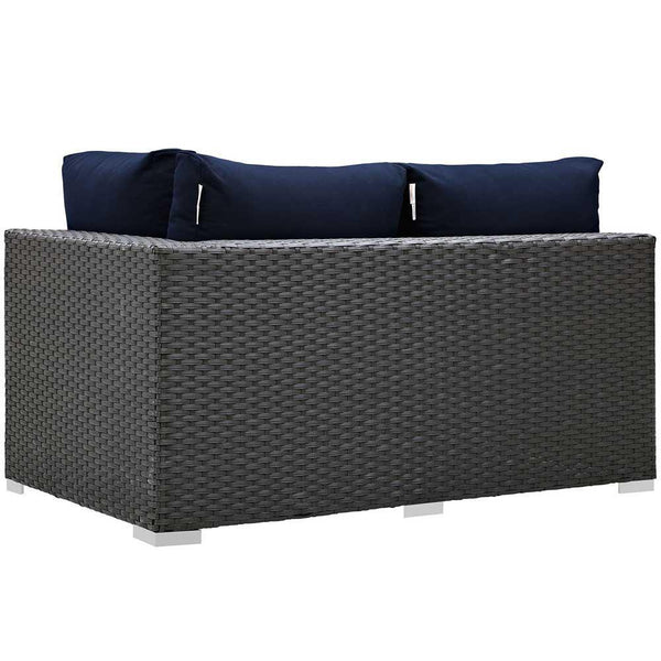 Modway Sojourn Outdoor Patio Right Arm Loveseat | Outdoor Sofas, Loveseats & Sectionals | Modishstore-5