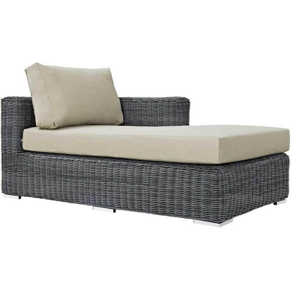 Modway Summon Outdoor Patio Right Arm Chaise | Outdoor Sofas, Loveseats & Sectionals | Modishstore-8