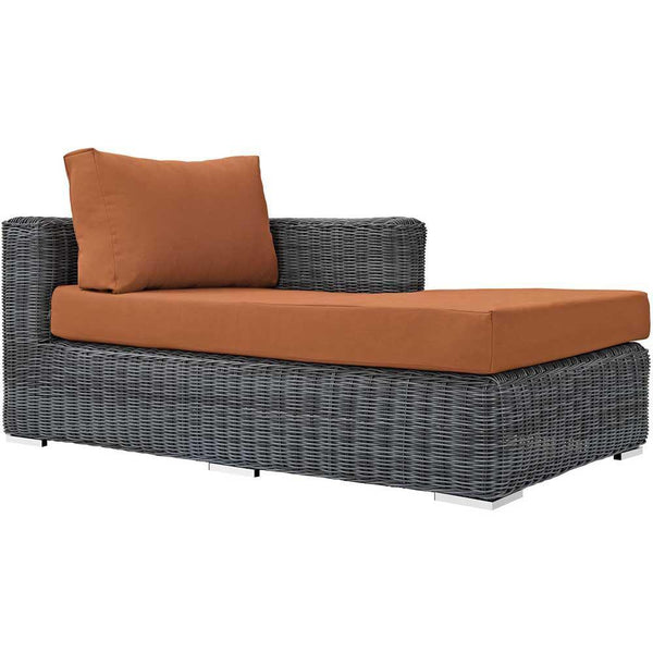 Modway Summon Outdoor Patio Right Arm Chaise | Outdoor Sofas, Loveseats & Sectionals | Modishstore-9