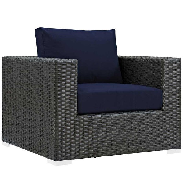 Modway Sojourn 9 Piece Outdoor Patio Sectional Set | Outdoor Sofas, Loveseats & Sectionals | Modishstore-9