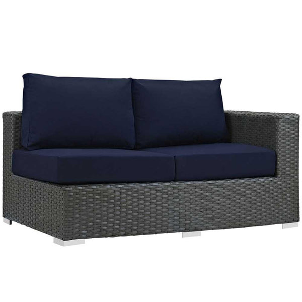 Modway Sojourn 11 Piece Outdoor Patio Sectional Set | Outdoor Sofas, Loveseats & Sectionals | Modishstore-14