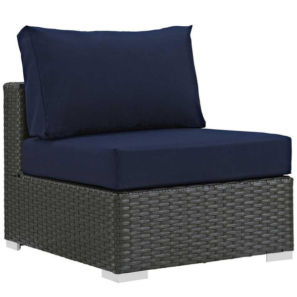 Modway Sojourn 11 Piece Outdoor Patio Sectional Set | Outdoor Sofas, Loveseats & Sectionals | Modishstore-16