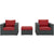 Modway Sojourn 3 Piece Outdoor Patio Sunbrella Sectional Set - EEI-1891 | Outdoor Sofas, Loveseats & Sectionals | Modishstore-24
