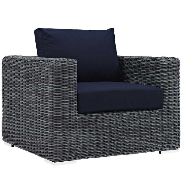 Modway Summon 9 Piece Outdoor Patio Sectional Set | Outdoor Sofas, Loveseats & Sectionals | Modishstore-15