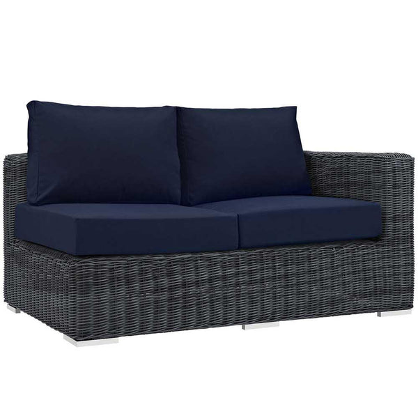Modway Summon 11 Piece Outdoor Patio Sectional Set | Outdoor Sofas, Loveseats & Sectionals | Modishstore-14