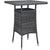 Modway Summon Small Outdoor Patio Bar Table - Gray | Outdoor Tables | Modishstore