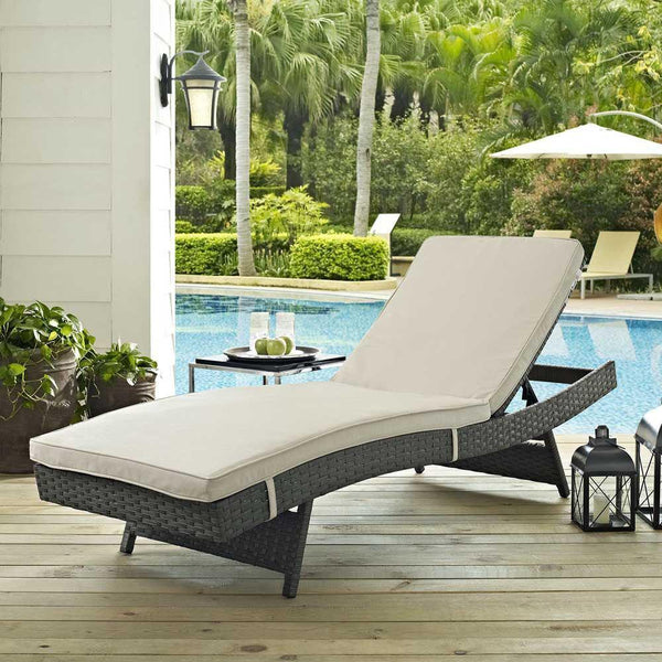 Modway Summon Outdoor Patio Chaise | Outdoor Recliners & Lounge Chairs | Modishstore