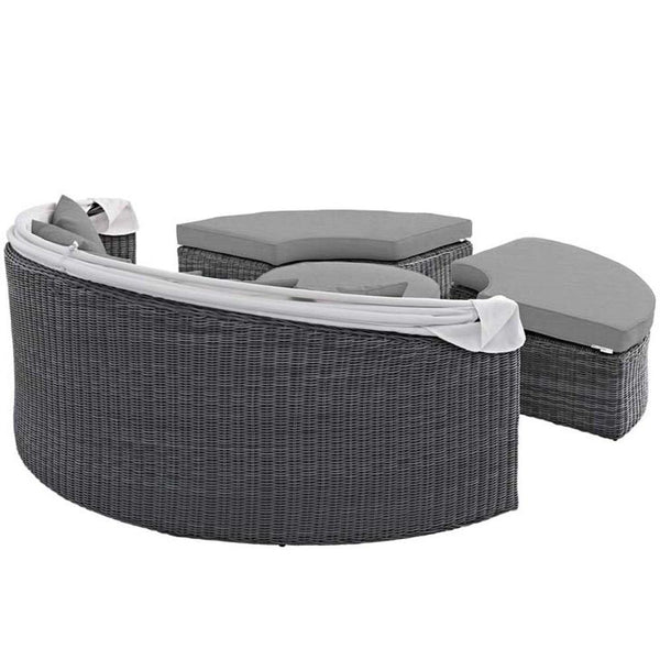 Modway Summon Canopy Outdoor Patio Daybed | Outdoor Patio Daybed | Modishstore-21