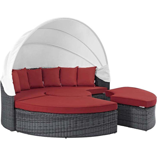 Modway Summon Canopy Outdoor Patio Daybed | Outdoor Patio Daybed | Modishstore-24