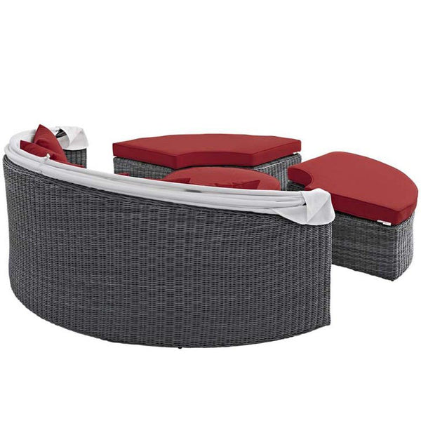 Modway Summon Canopy Outdoor Patio Daybed | Outdoor Patio Daybed | Modishstore-26
