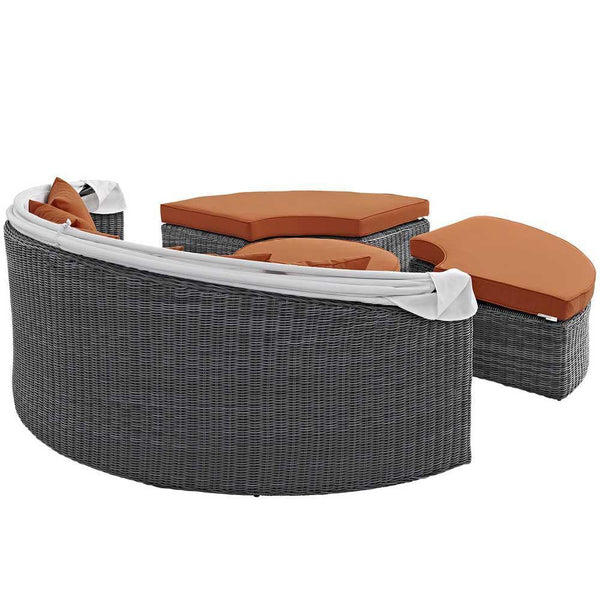 Modway Summon Canopy Outdoor Patio Daybed | Outdoor Patio Daybed | Modishstore-13