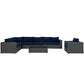 Modway Sojourn 7 Piece Outdoor Patio Sunbrella Sectional Set - EEI-2013 | Outdoor Sofas, Loveseats & Sectionals | Modishstore-14