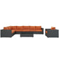 Modway Sojourn 7 Piece Outdoor Patio Sunbrella Sectional Set - EEI-2013 | Outdoor Sofas, Loveseats & Sectionals | Modishstore-23