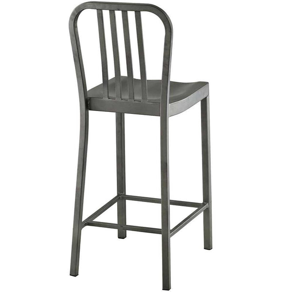 Modway Clink Counter Stool - Silver | Counter Stools | Modishstore-3