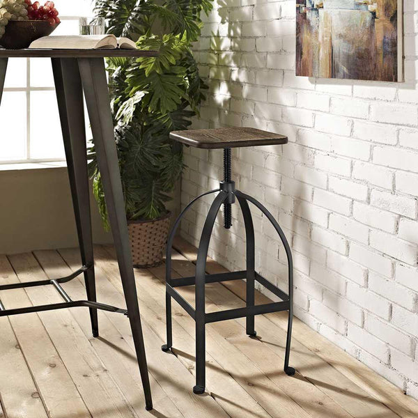 Modway Pointe Bar Stool - Brown | Bar Stools | Modishstore