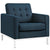 Modway Loft Fabric Armchair | Armchairs | Modishstore-45