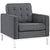 Modway Loft Fabric Armchair | Armchairs | Modishstore-44
