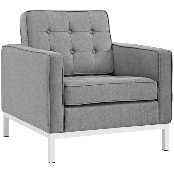 Modway Loft Fabric Armchair | Armchairs | Modishstore-43