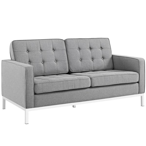 Modway Loft Fabric Loveseat | Loveseats | Modishstore-35