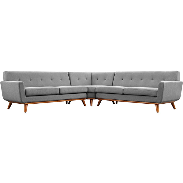 Modway Engage L-Shaped Sectional Sofa | Sofas | Modishstore-31