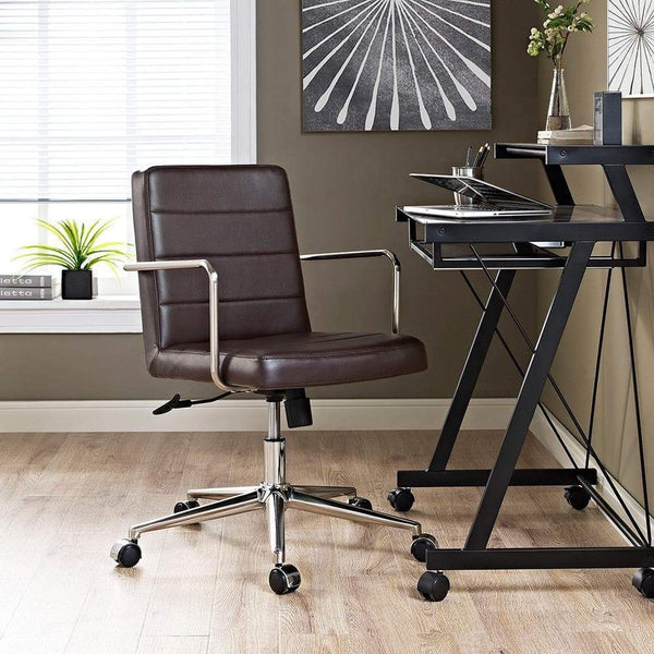 Modway Cavalier Mid Back Office Chair | Office Chairs | Modishstore